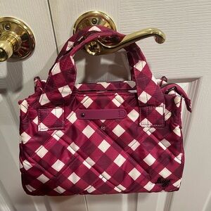 LUG Jitterbug Crossbody Bag - Gingham Berry